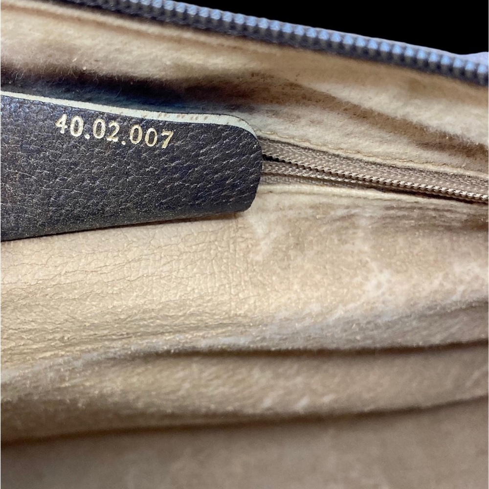 Gucci Brown Monogram Canvas Top-Handle Bag with Green-Red Web - Picture 3 of 11